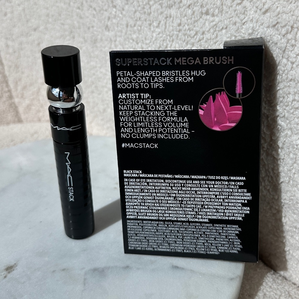 NEW MAC Cosmetics Macstack Mascara Superstack | Black Mega Brush - Picture 5 of 10
